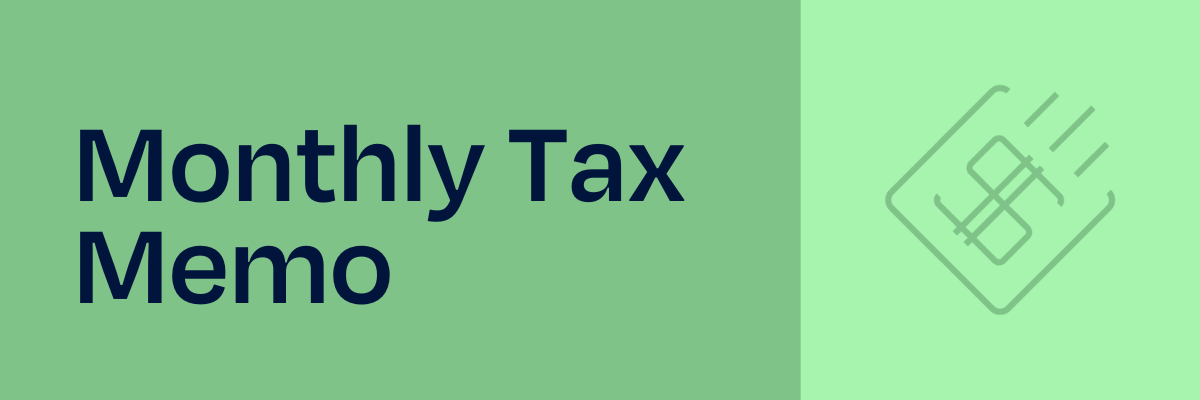 Monthly Tax Memo